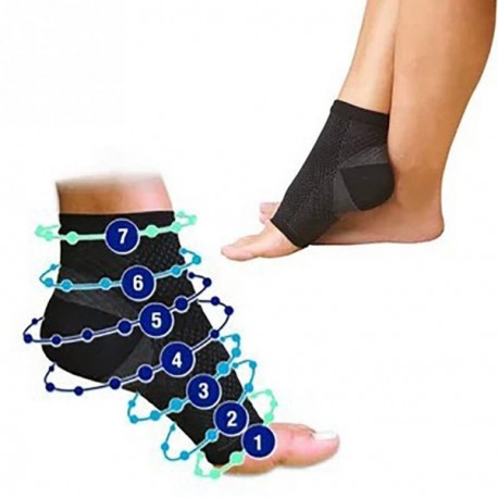 Chaussette de compression pour pieds douloureux