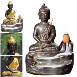 Statue de bouddha  porte encens 