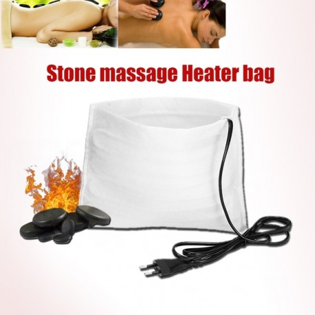 Sac chauffant électrique pour pierres de massage