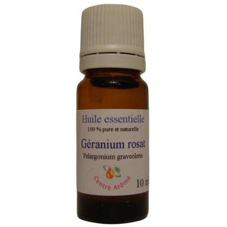 Flacon d'huile essentielle de Géranium rosat 10ml