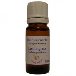 Flacon d'huile essentielle de Lemongrass 10ml
