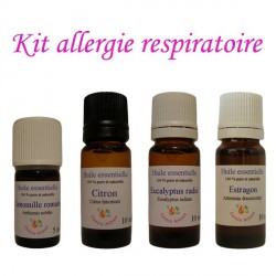 Kit d'huiles essentielles contre les allergies respiratoires